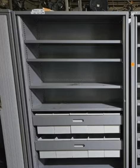 Armoire métallique avec tiroirs et bac de rangement, Enlèvement ou Envoi, Comme neuf