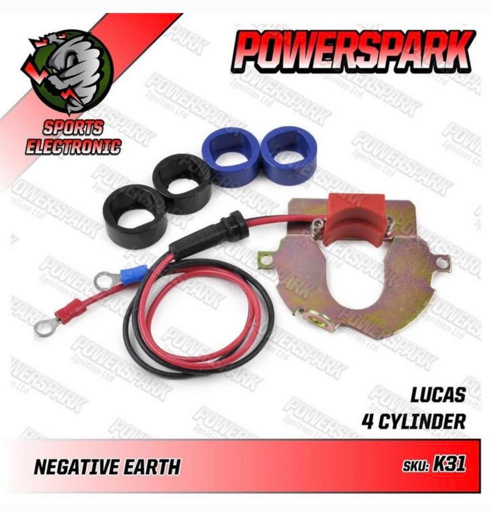 Powerspark K31 Elektronische Ontsteking Lucas DKY4A set, Auto diversen, Tuning en Styling, Ophalen of Verzenden