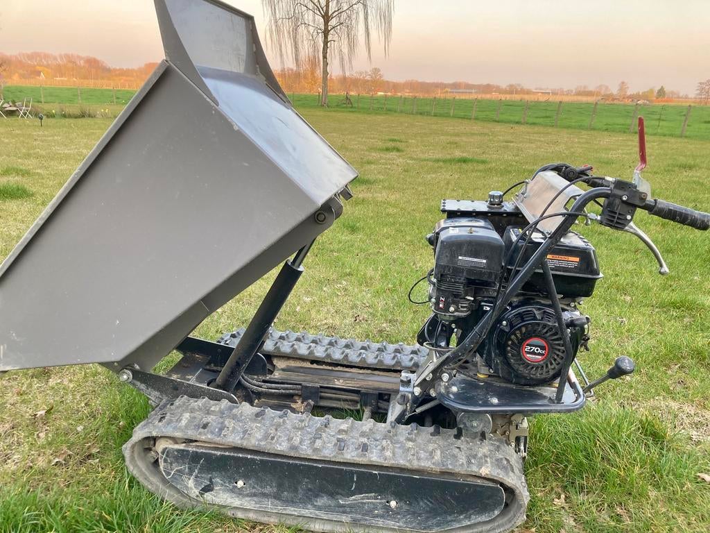 mini-tombereau sur chenilles, Enlèvement, Dumper