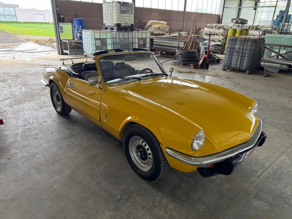 Triumph spitfire 1500 oldtimer, Auto's, Zwart, Overige kleuren, Leder en Stof, Bedrijf
