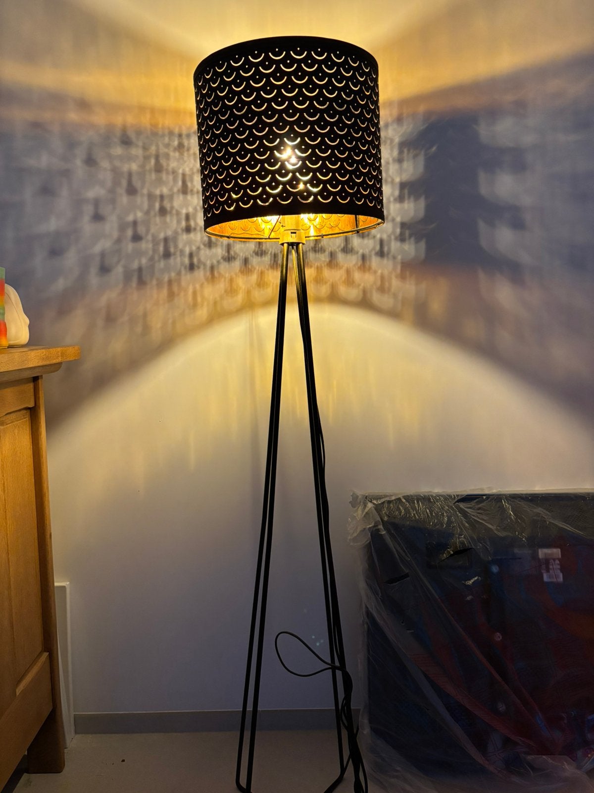 Staande lamp ikea, Huis en Inrichting, Lampen | Vloerlampen, Ophalen of Verzenden, Gebruikt, Metaal, 150 tot 200 cm