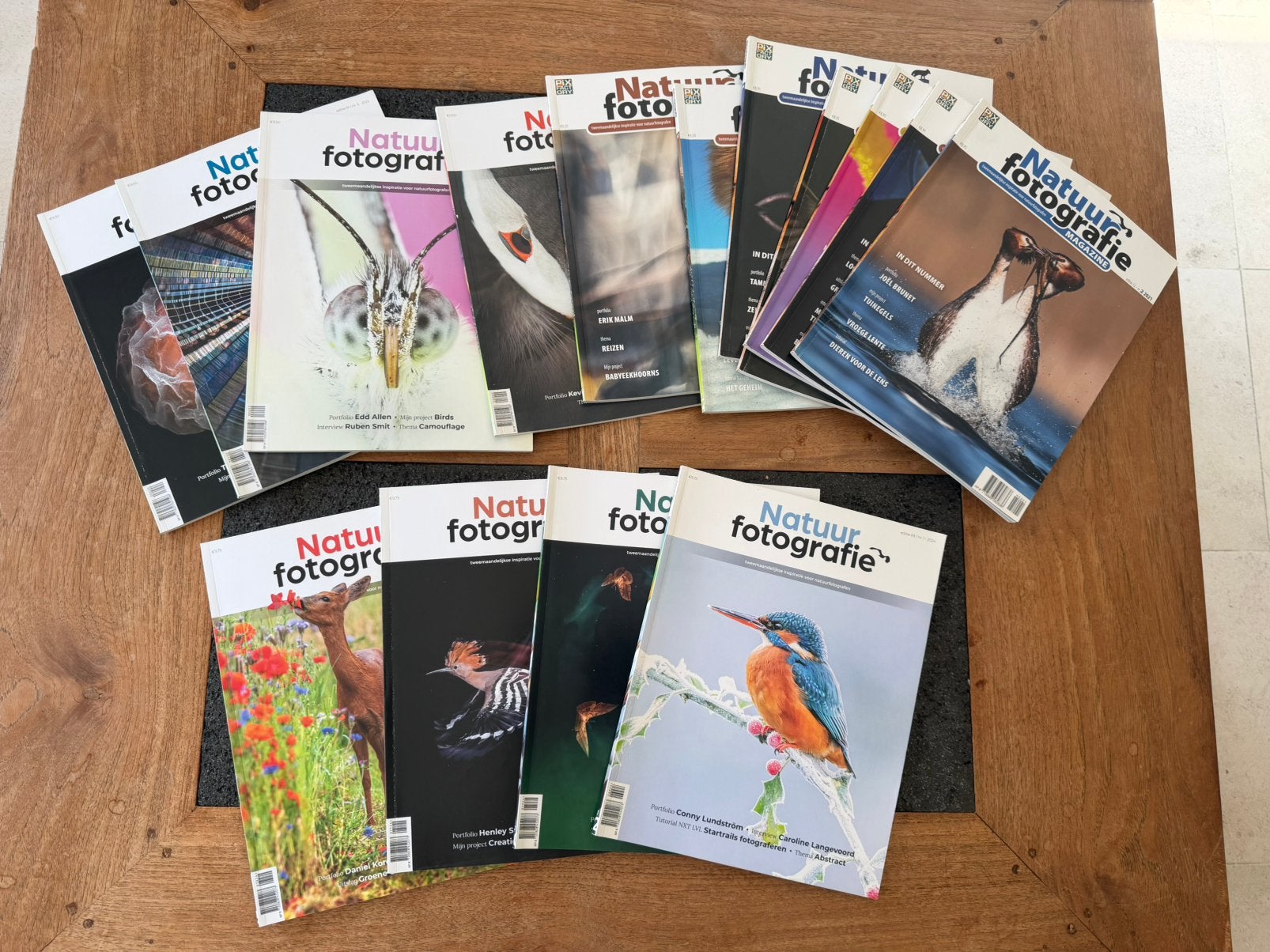 Lot tijdschriften: Natuurfotografie, Ophalen, Gelezen