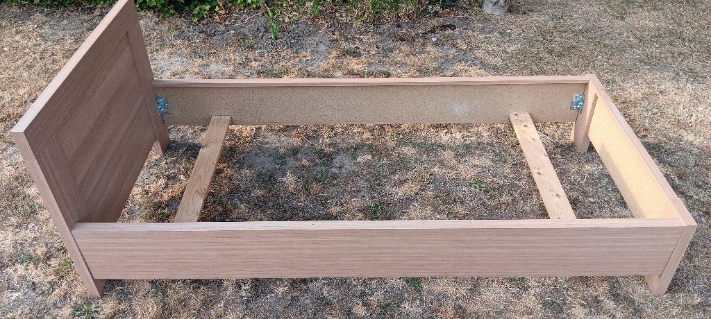 Eenpersoons bed, Ophalen, Gebruikt, 90 cm, Eenpersoons