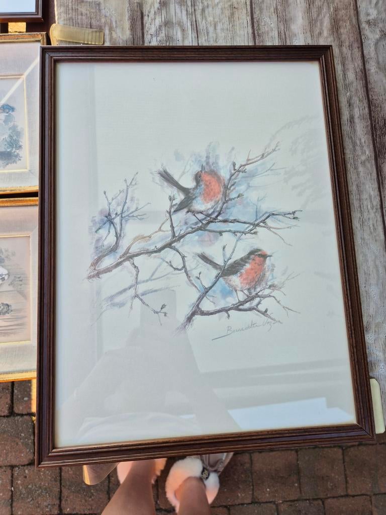 2 lithographies en couleur Bernadette Fox, Enlèvement