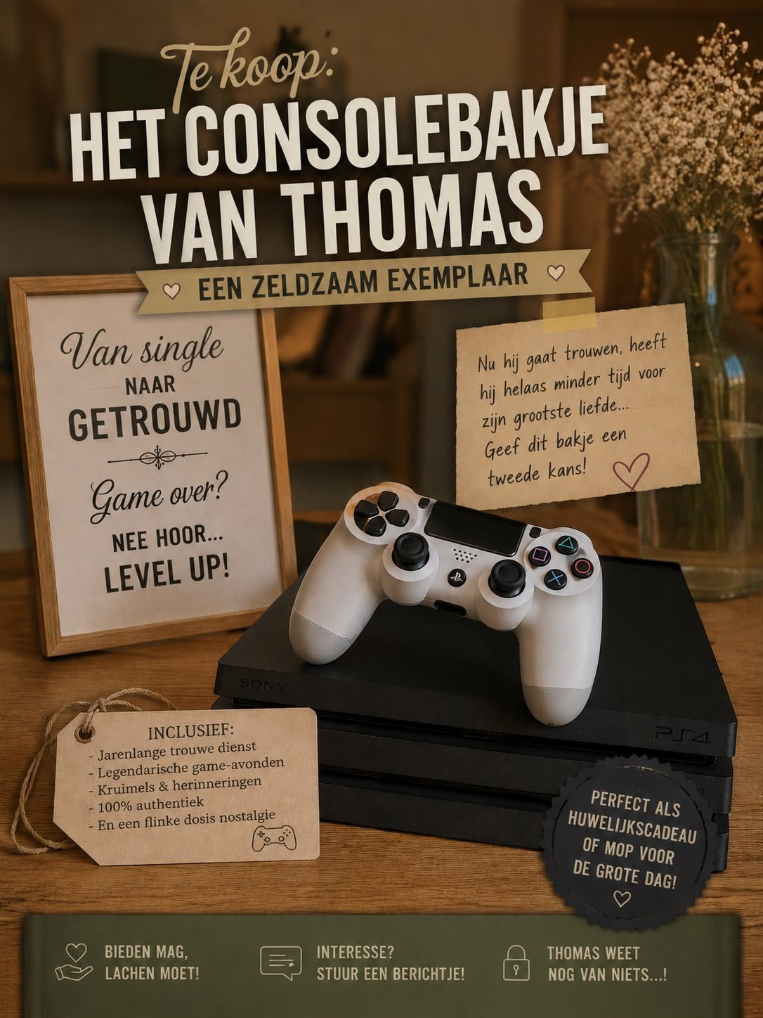 Ps4 game console te koop!!, Games en Spelcomputers, Ophalen, Zo goed als nieuw