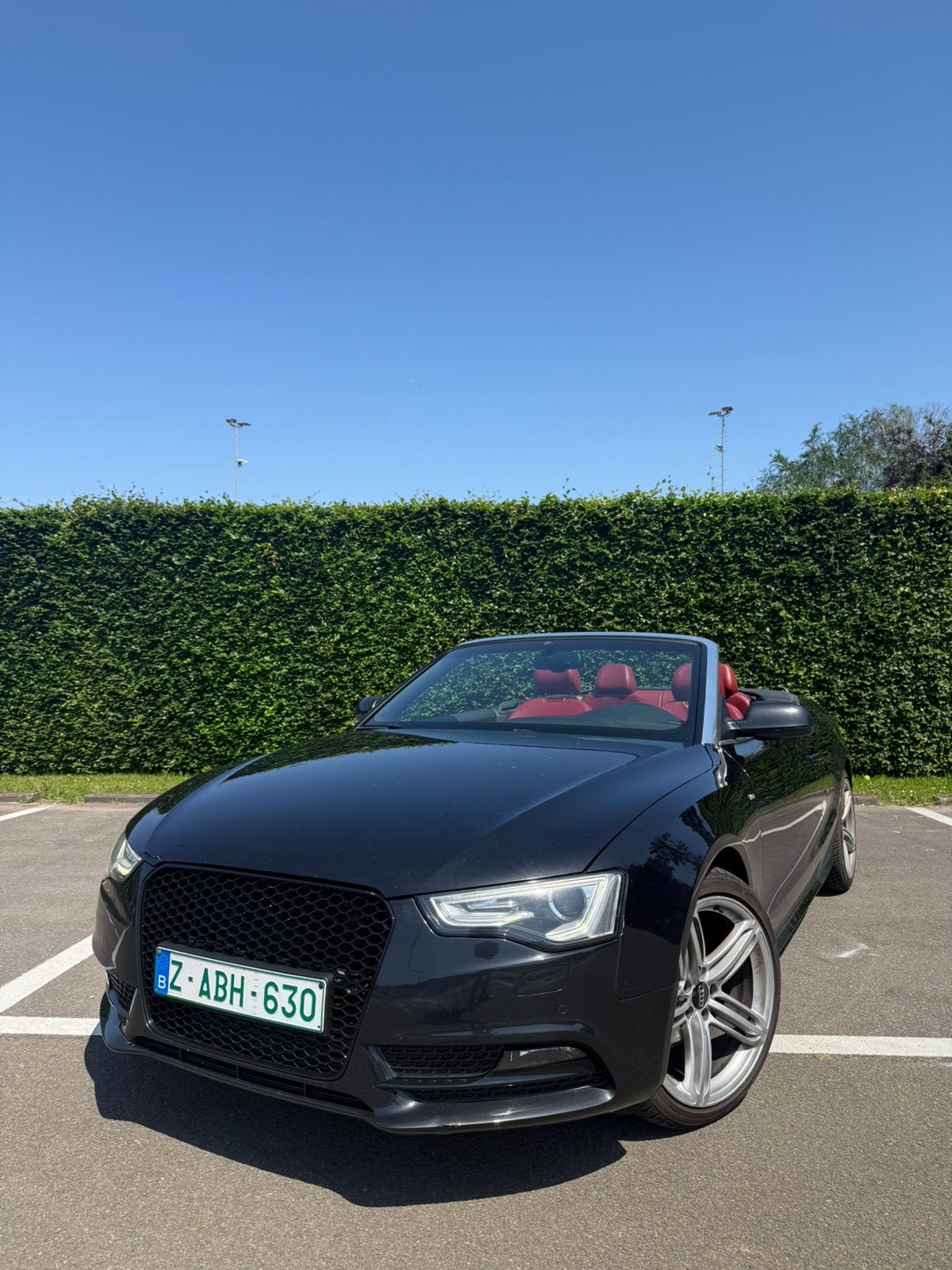 Audi A5 cabrio S-line Automaat  2.0tdi diesel, Auto's, Automaat, Zwart, Diesel, Particulier