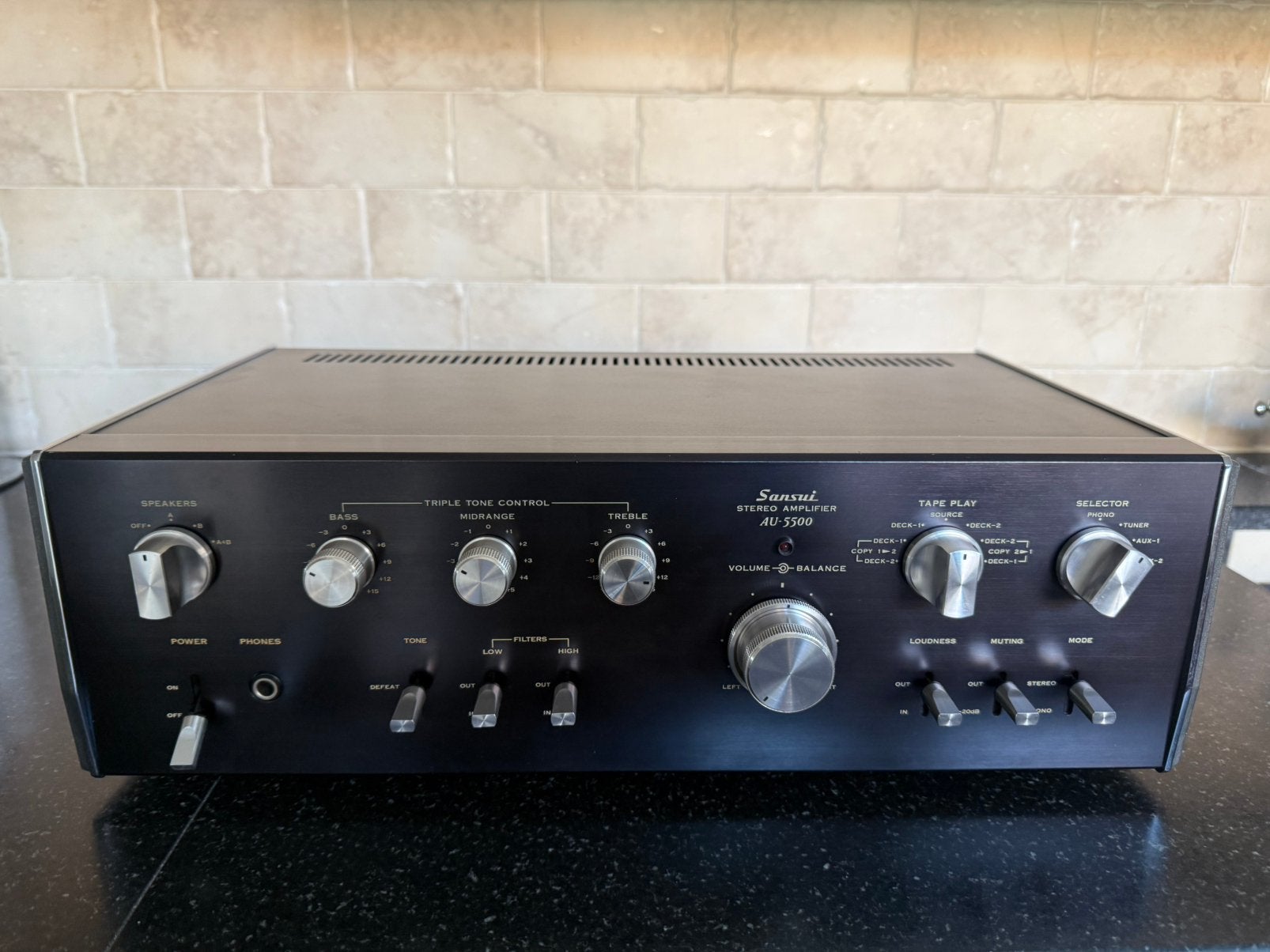 Sansui AU-5500, Enlèvement ou Envoi