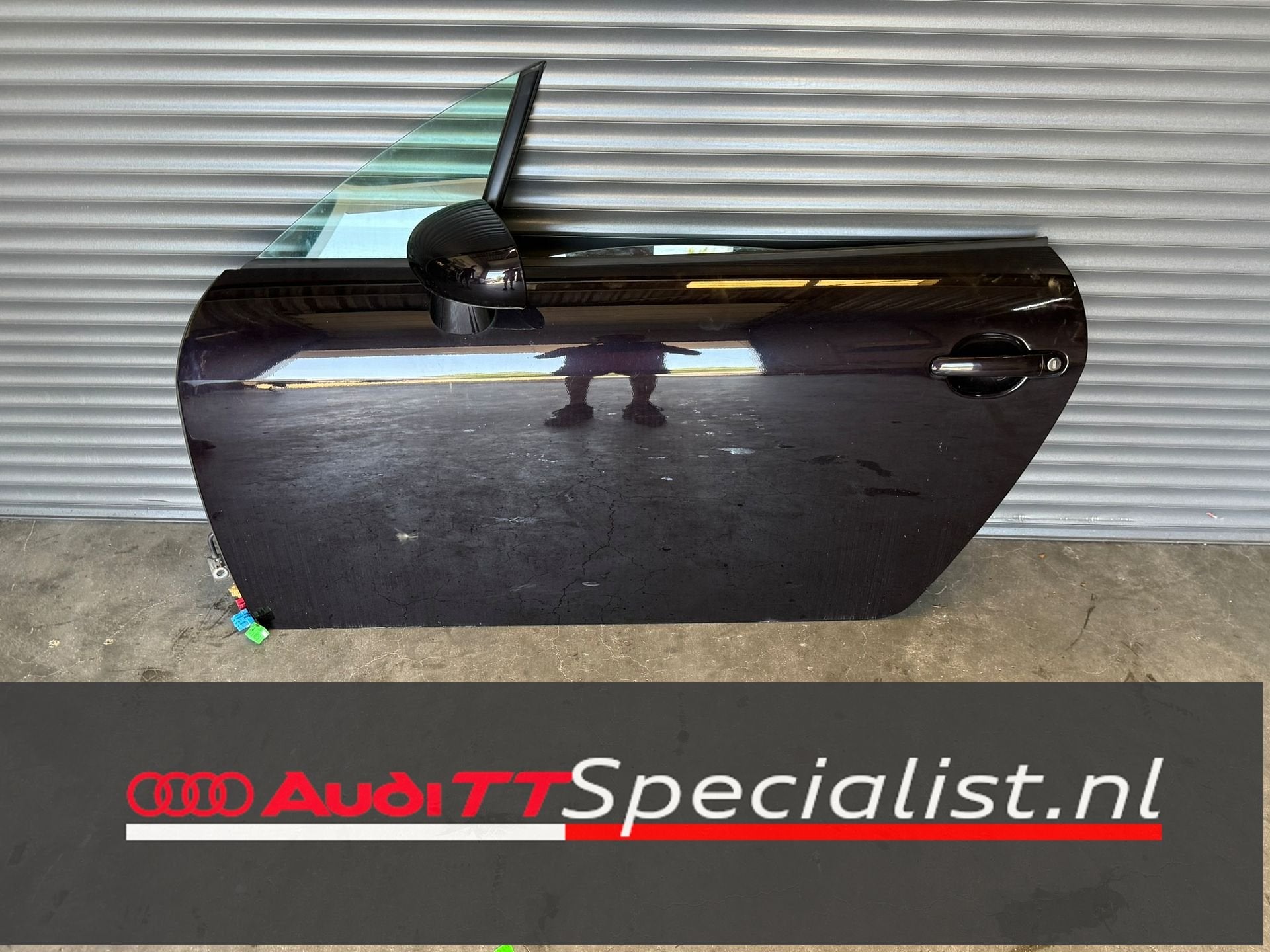 Deur links zwart comleet Audi TT MK1, -, -, Origine de la pièce connue, Audi