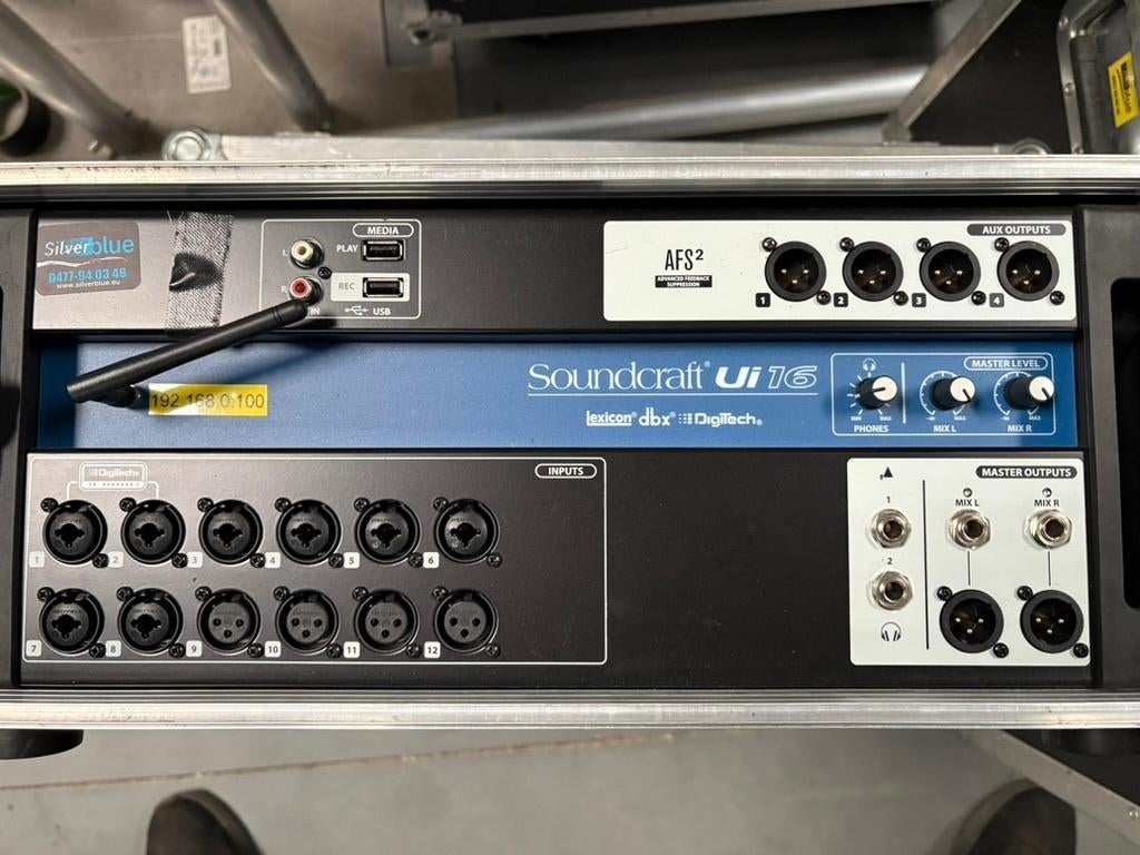 Soundcraft UI16 digitale mixer, Musique & Instruments, Tables de mixage, Utilisé, 10 à 20 canaux, Entrée micro, Enlèvement