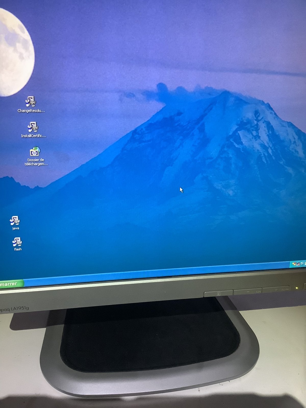 HP LCD 19" 48 cm pc-scherm, Computers en Software, Monitoren, Ophalen of Verzenden, Gebruikt, Overige typen