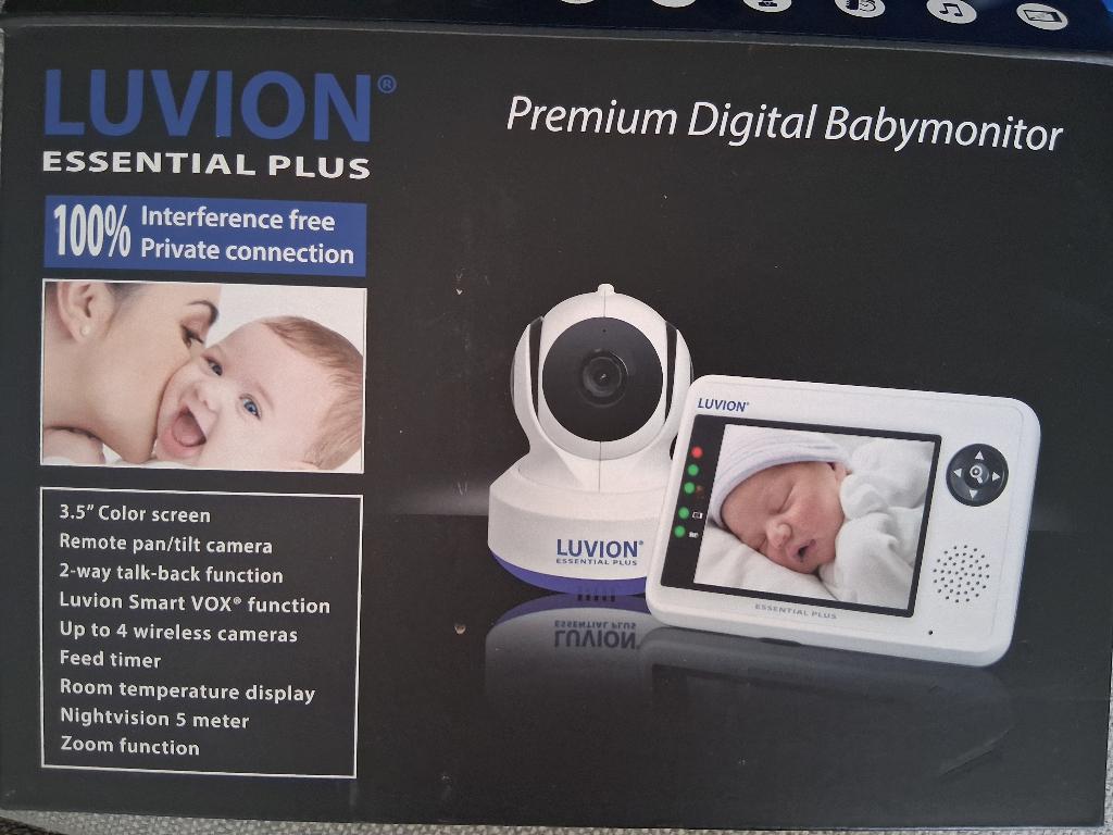 Luvion essential plus babyfoon, Kinderen en Baby's, Babyfoons, Ophalen, Zo goed als nieuw, Camera