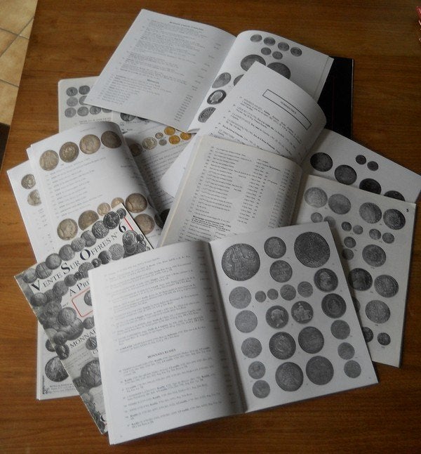 Lot de catalogues de ventes numismatiques, Enlèvement ou Envoi, Livre ou Ouvrage de référence