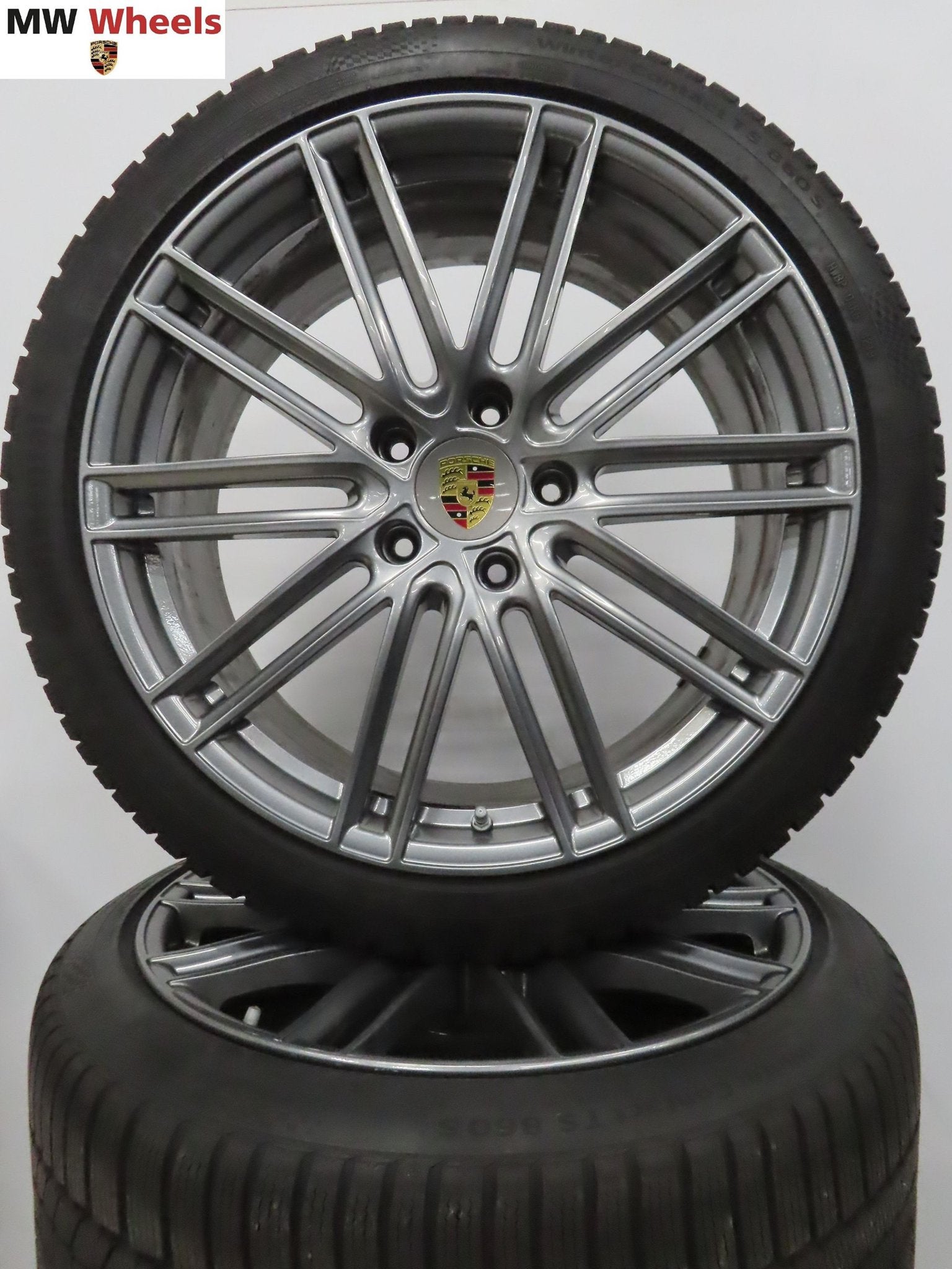Originele Porsche Panamera 21 inch Turbo velgen winterbanden, Pneus et Jantes, Pneus hiver, Véhicule de tourisme, 275 mm