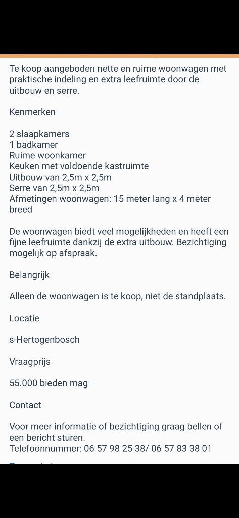 Woonwagen chalet Tiny house te koop zonder standplaats, Particulier, Jusqu'à 2