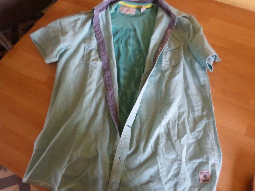 hemd + t shirt Garcia, Kleding | Heren, Ophalen of Verzenden, Gedragen, Garcia, Halswijdte 39/40 (M)