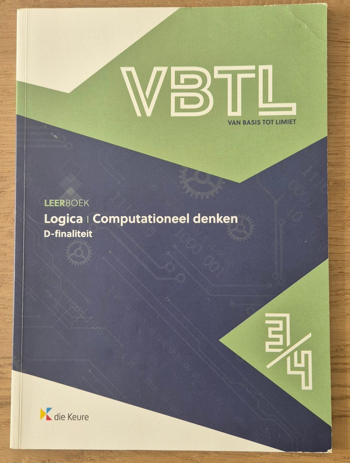 VBTL 3 – leerboek logica & computationeel denken , Ophalen of Verzenden, Nederlands