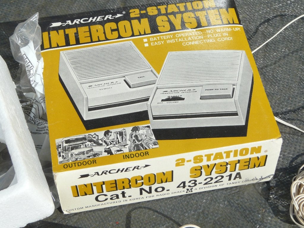 Vintage intercom systeem, Télécoms, Télécommunications Autre, Utilisé, Enlèvement