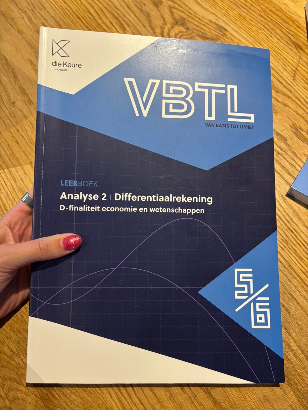 VBTL 5/6 - leerboek Analyse 2: differentiaalrekening D-econo, Boeken, Verzenden, Nederlands