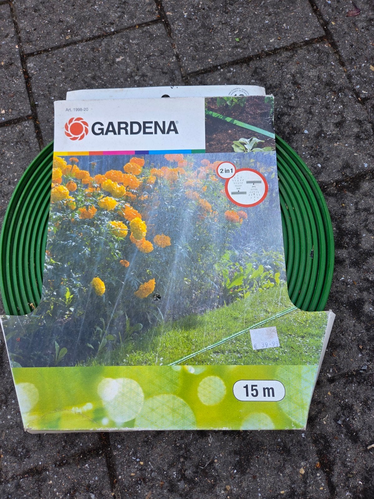 Gardena sproeierslang nieuw, 15 m, Tuin en Terras, Ophalen