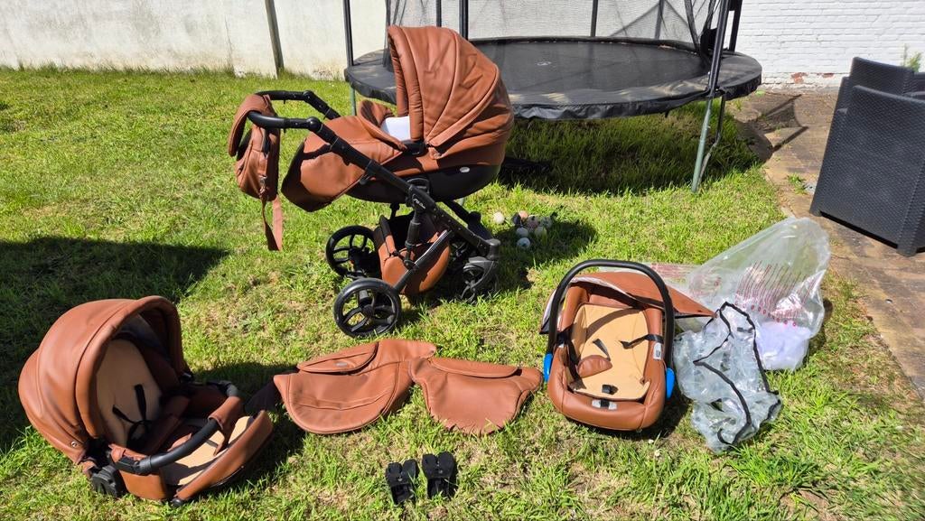 P'tit Chou Trento Cognac - 3 in 1 Kinderwagen (buggy), Enlèvement
