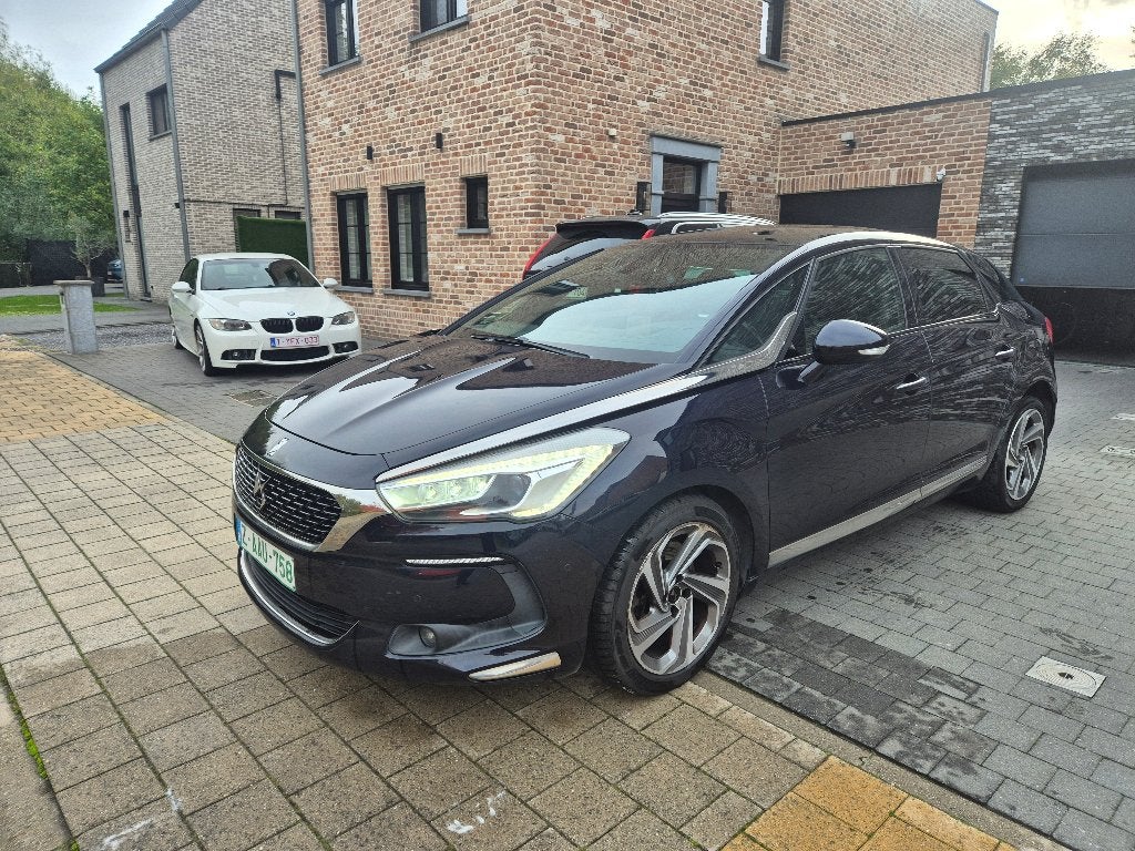 DS Automobiles DS5 2016 2.0HDI AC Pano HUD massage GARANTIE, Auto's, 4 cilinders, Blauw, Leder, Bedrijf