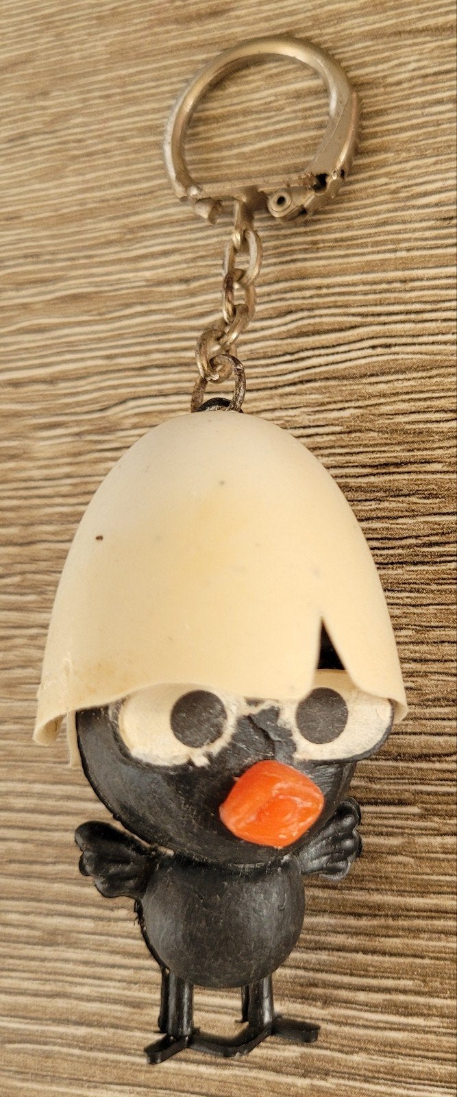 Oude sleutelhanger: Calimero, Verzamelen, Ophalen of Verzenden, Gebruikt, Knuffel of Figuurtje