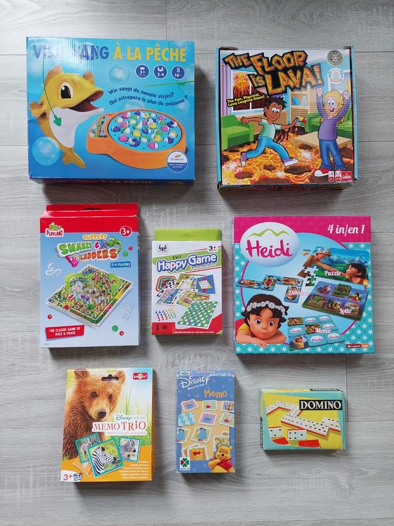 8 gezelschappspelletjes voor 15€, Ophalen of Verzenden