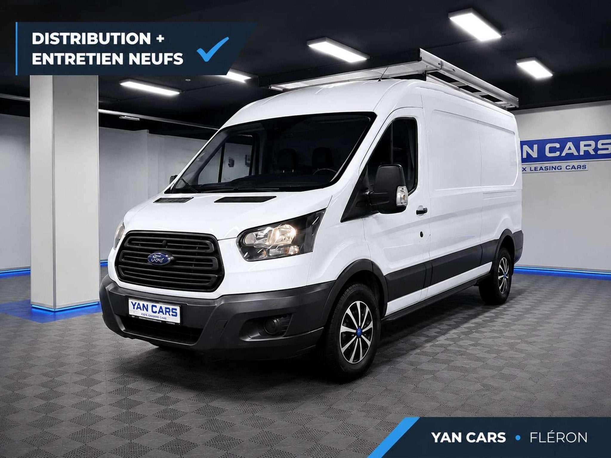 Ford Transit Distri neuve | 1er Proprio | Garantie 1an | Gal, Autos, 188 g/km, Achat, 105 ch, Euro 6
