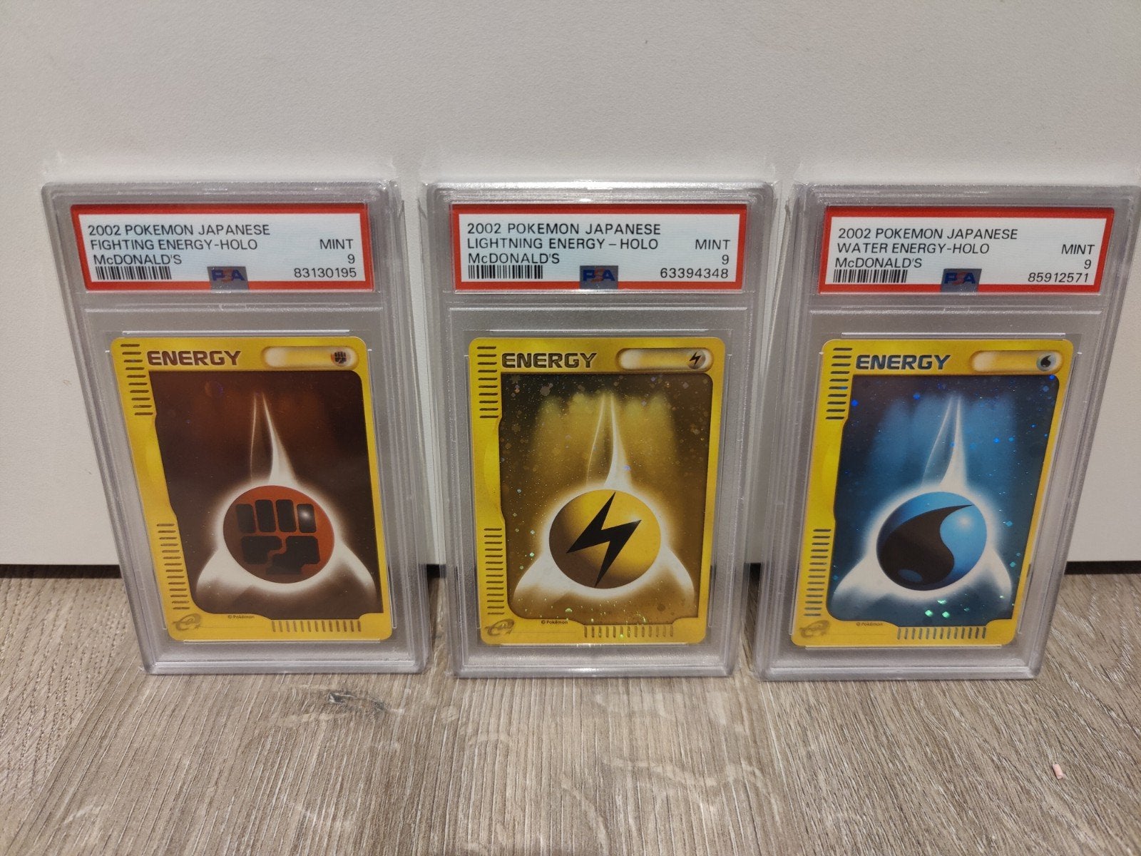 Pokémon McDonald's 2002 energy psa, Ophalen