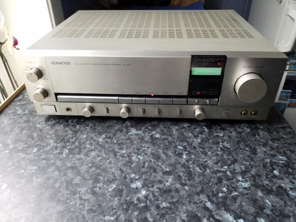 Kenwood KA - 990 , 2 x 105 Watts / 8 Ohm + originele manual, Audio, Tv en Foto, Ophalen, Zo goed als nieuw, Stereo, 60 tot 120 watt