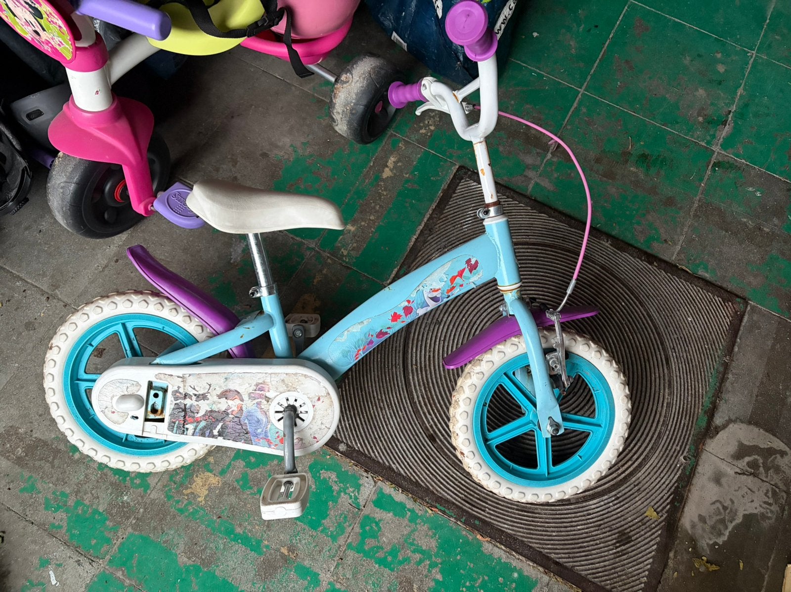 Vélo Reine des Neiges, Enlèvement, Utilisé, Frein sur jante, Siège réglable