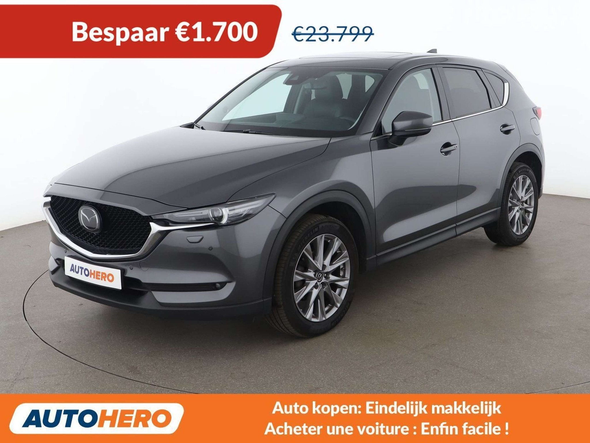Mazda CX-5 2.5 SKYACTIV-G Ad'vantage AWD (bj 2021), Auto's, Automaat, Leder, 5 zetels, 1646 kg
