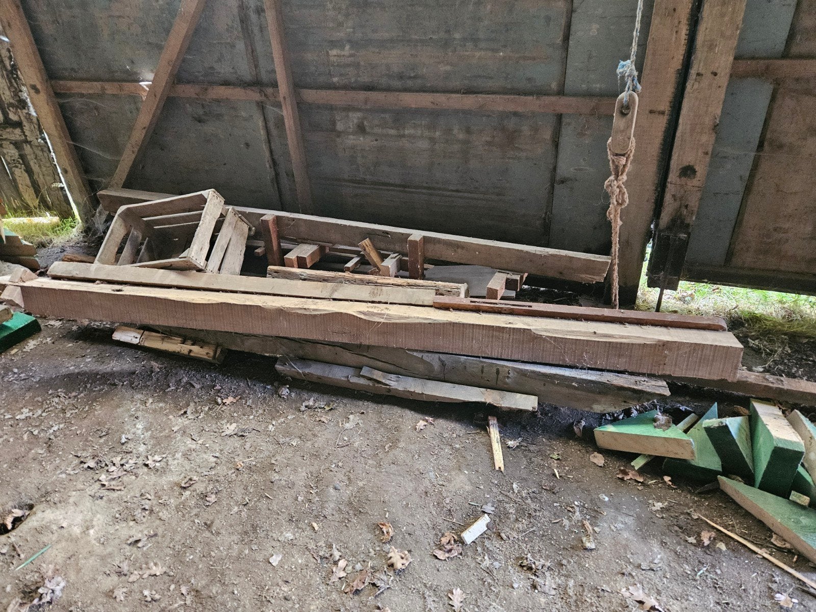 hout, Ophalen