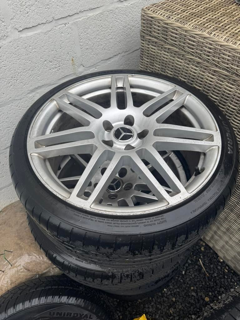 Velgen met banden 19 inch, Auto-onderdelen, Banden en Velgen, Ophalen, 19 inch, Zomerbanden, Band(en)