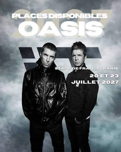 place pour le concert de oasis, Tickets & Billets, Trois personnes ou plus, Juillet
