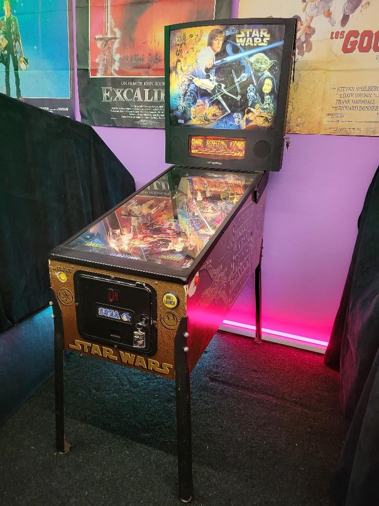 Sega Star Wars Trilogy *Special Edition* pinball flipper, Sega, Flipper (jeu), Enlèvement, Utilisé