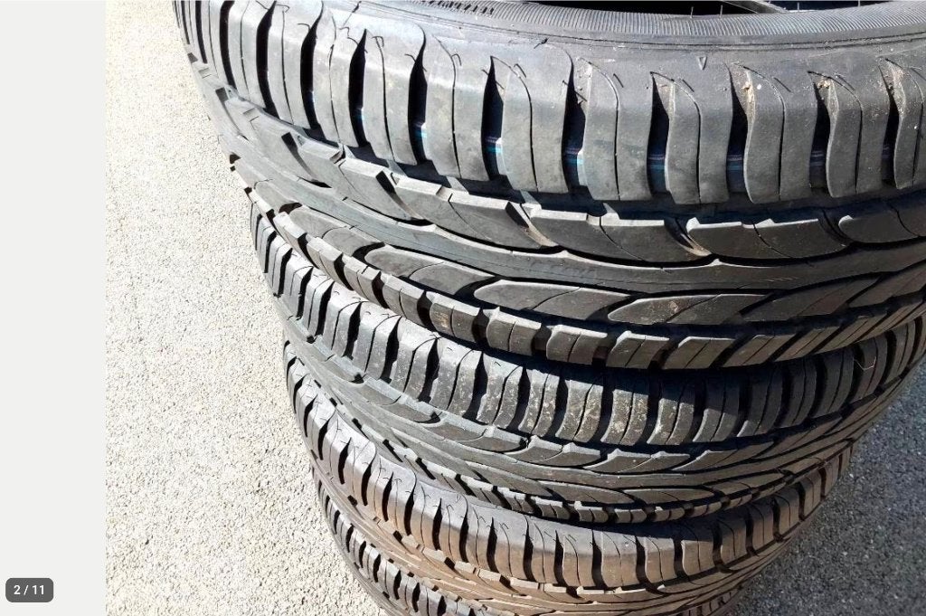 Très bons pneus été 205/60-16 avec 7,5 - 8 mm de profil, Autos : Pièces & Accessoires, 16 pouces, Pneus été, 205 mm, Pneu(s)