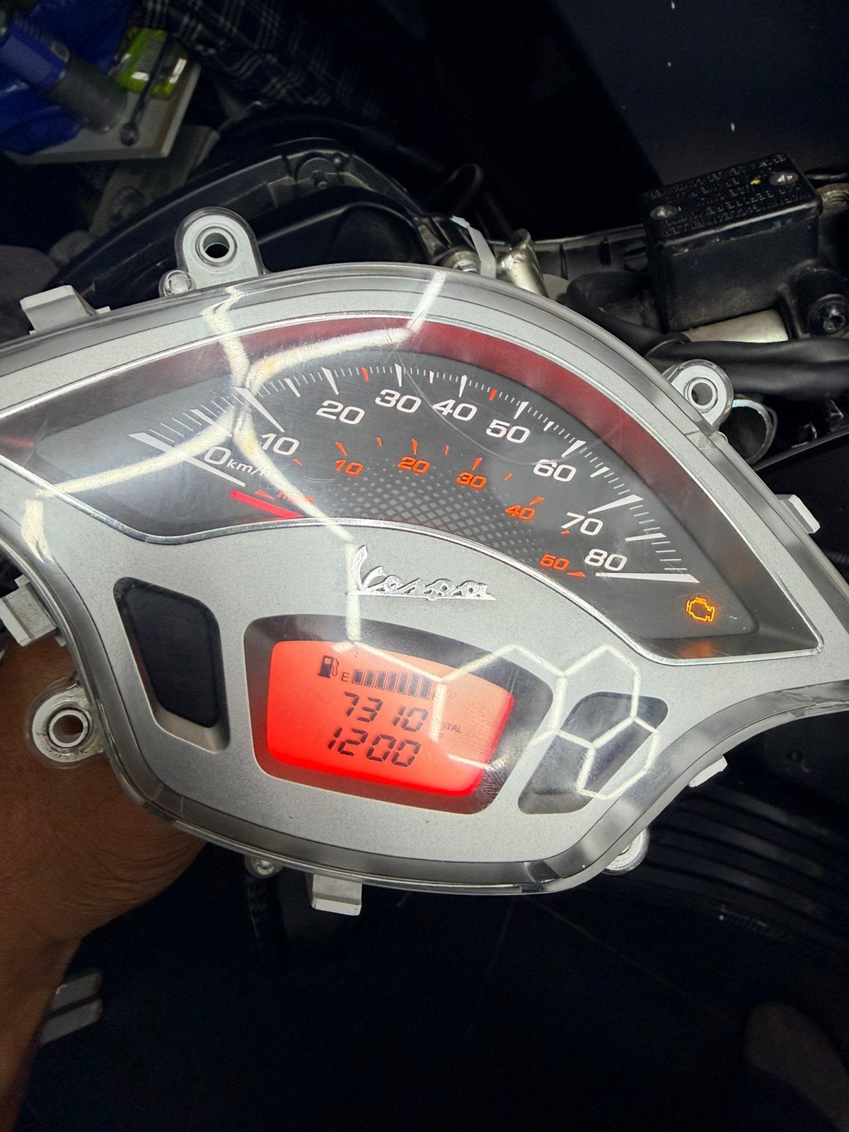 Vespa sprint teller 7310km, Ophalen, Zo goed als nieuw