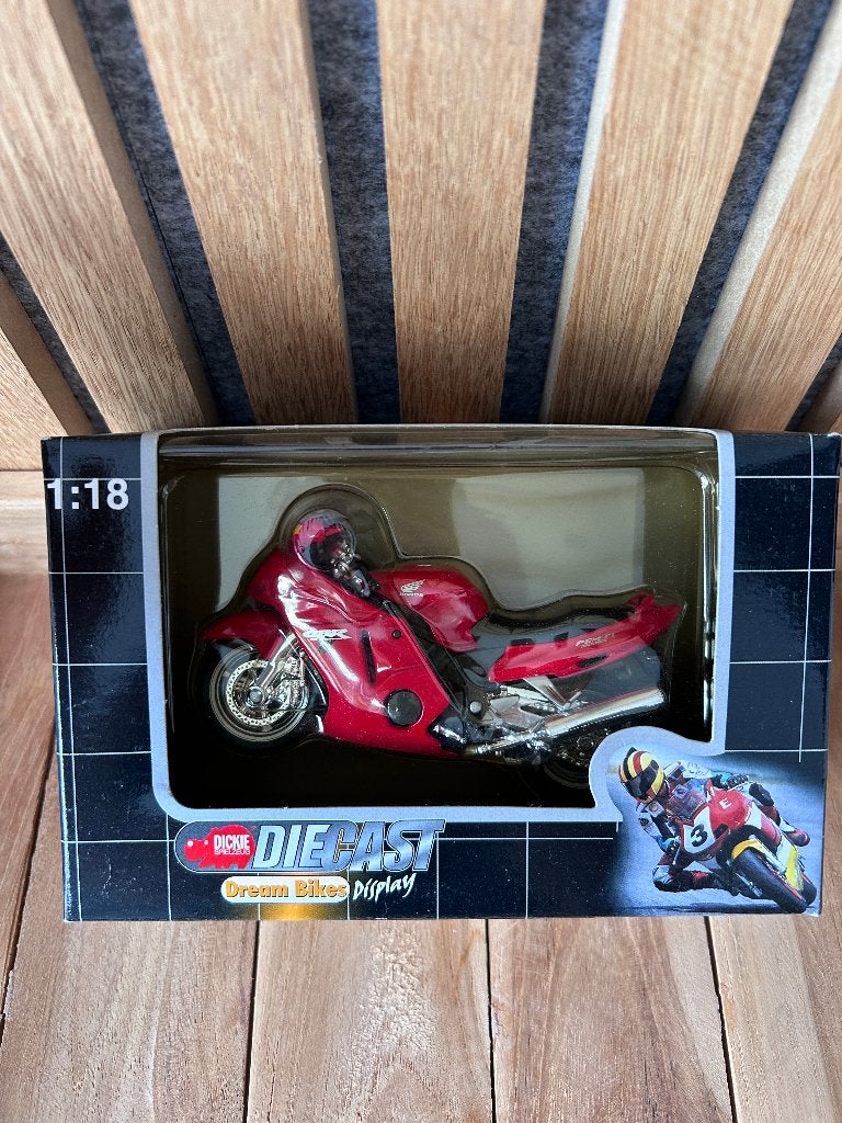 Honda CBR1100XX Super Blackbird 1:18 Welly/Dickie Diecast, Ophalen of Verzenden, Zo goed als nieuw, X, Welly