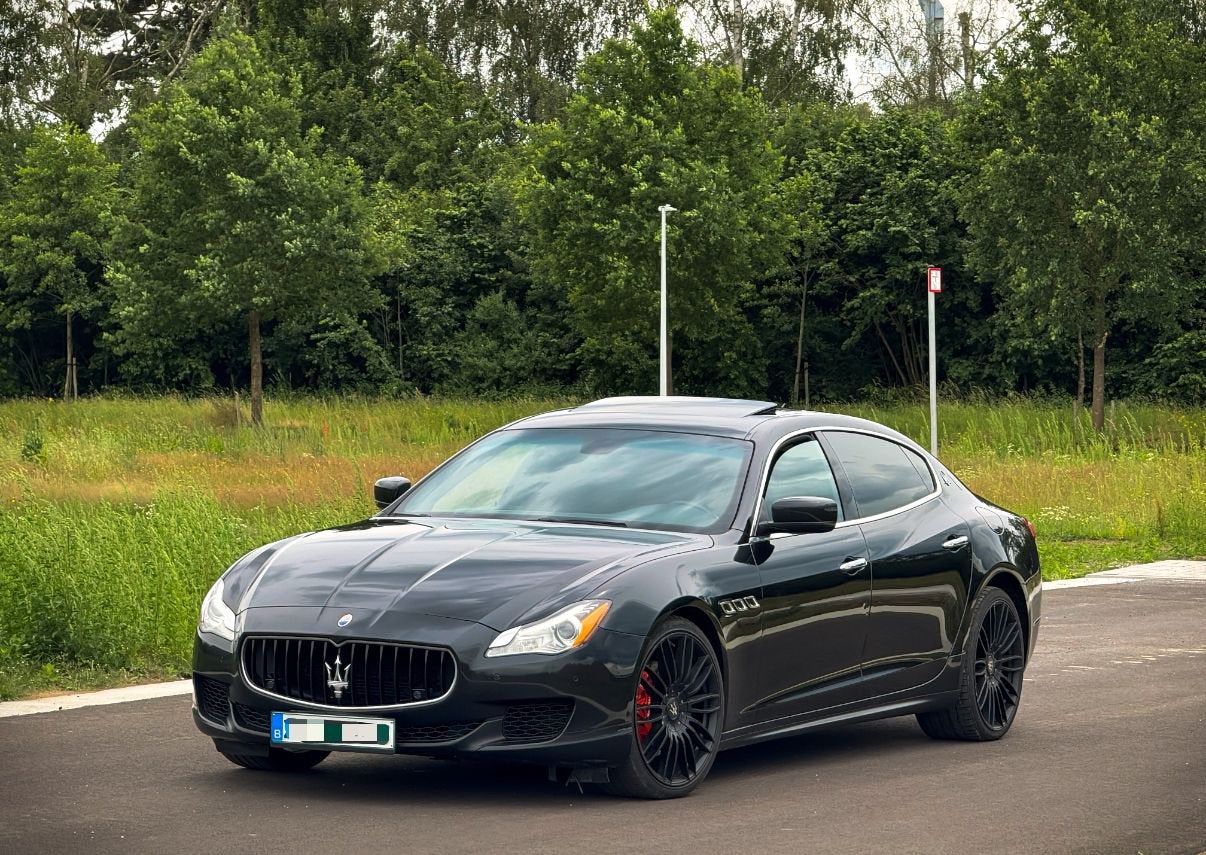 Maserati Quattroporte 3.0 Diesel 2016 275pk Luxe comfort, Auto's, Alcantara, Zwart, Diesel, Particulier