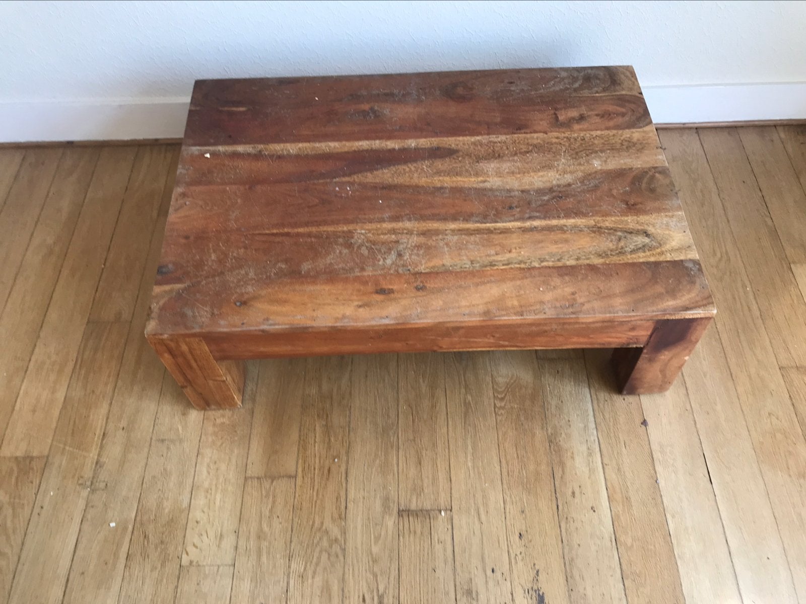 Table basse en bois, Maison & Meubles, Tables | Tables de salon, Enlèvement, Comme neuf