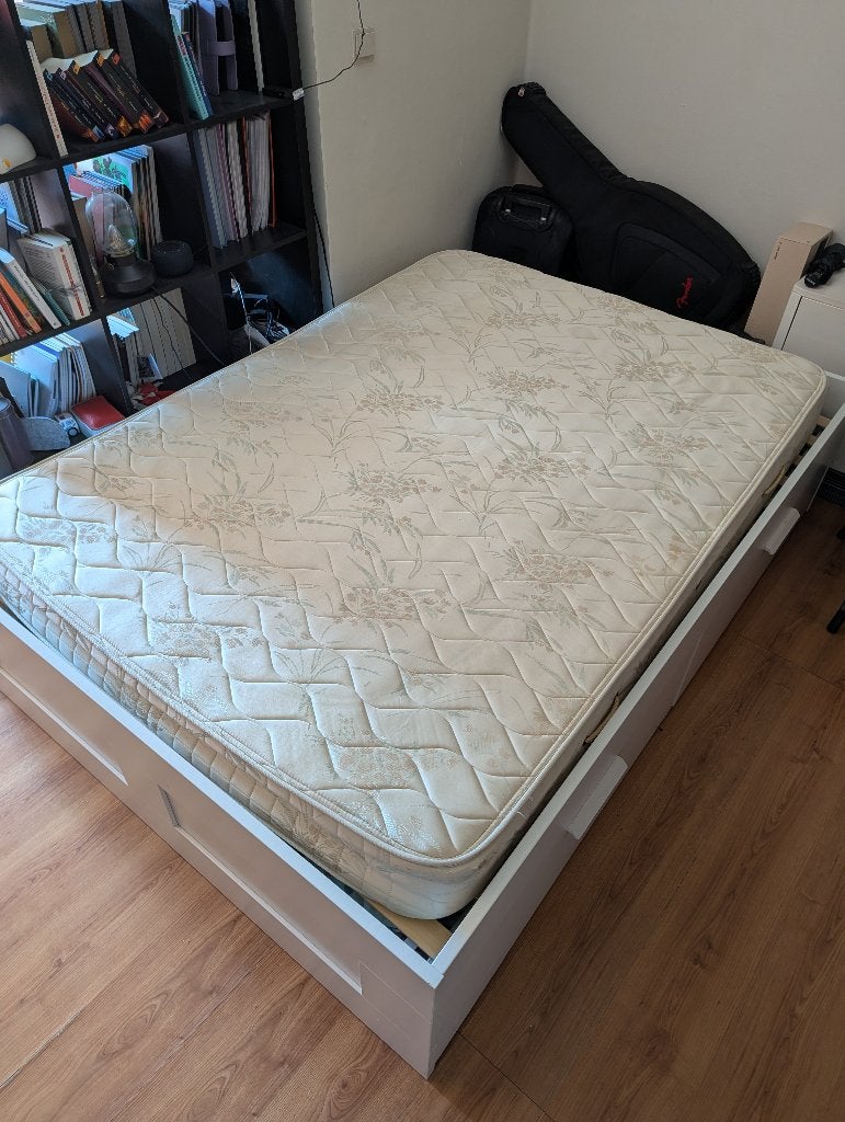 Matelas 140x190cm, Ophalen, Gebruikt, Tweepersoons, Matras