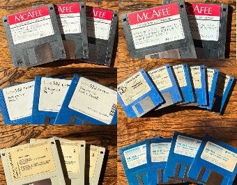 7 programma’s Floppy Disk Diskette ‘80 ‘90, Computers en Software, Ophalen of Verzenden