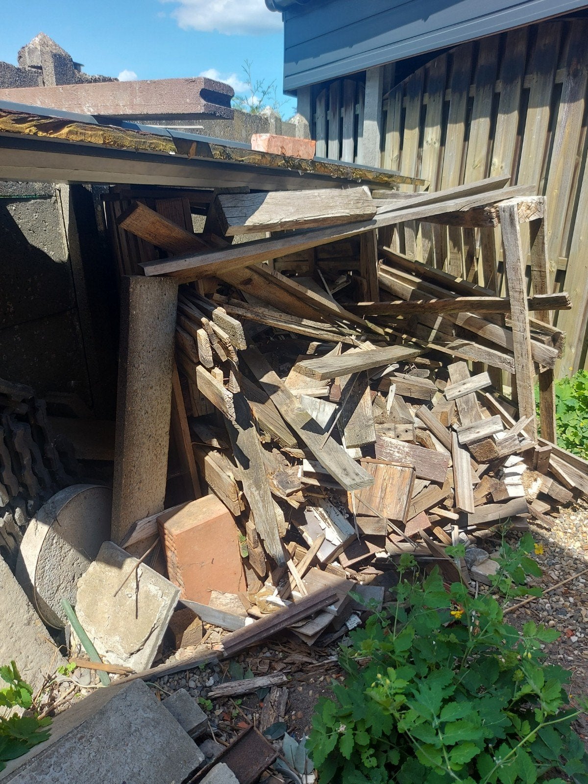 gratis hout, Tuin en Terras, Brandhout, Ophalen