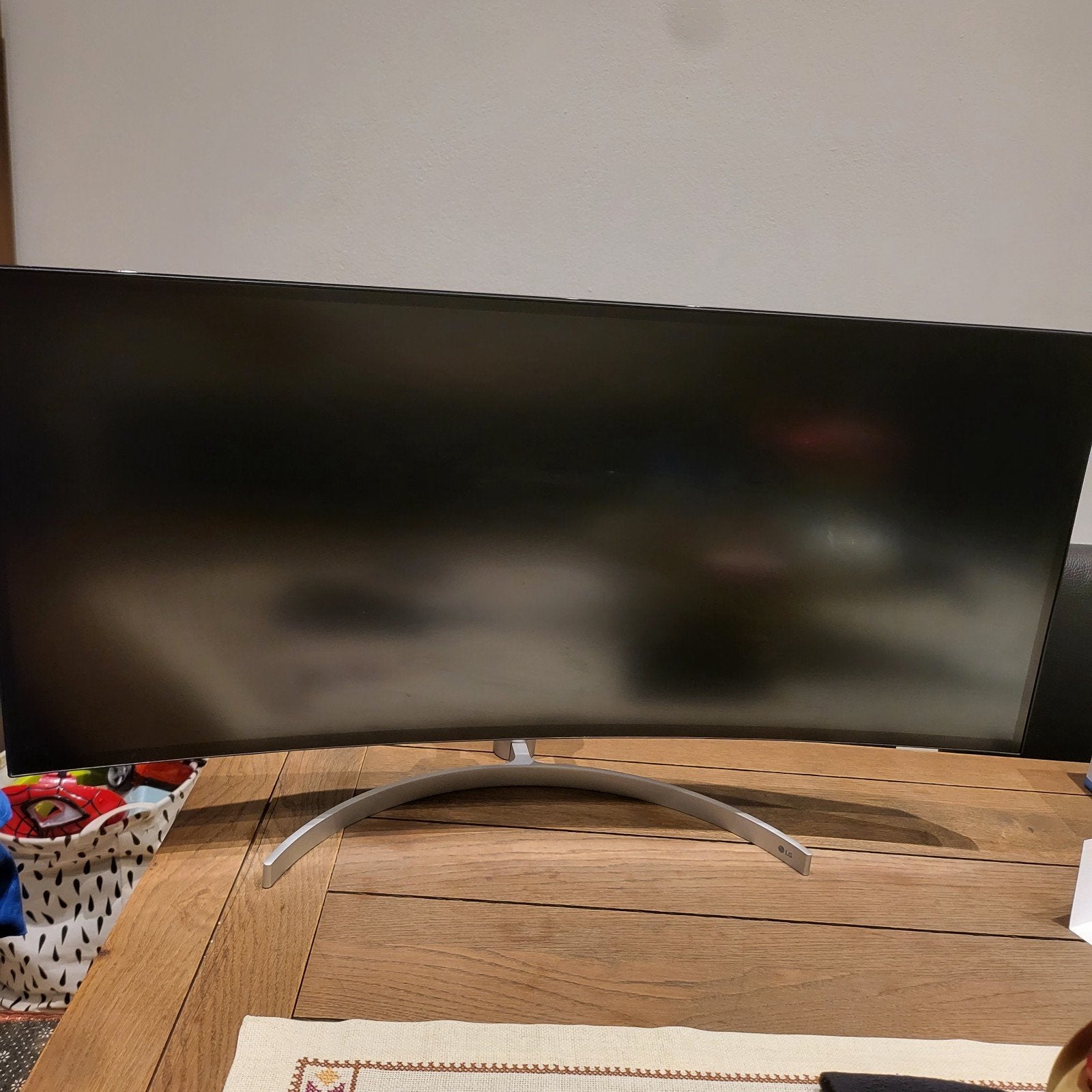Defecte LG 34WK95C-W Curved Ultrawide Monitor (Voor Onderd.), Computers en Software, Ophalen, Ultrawide