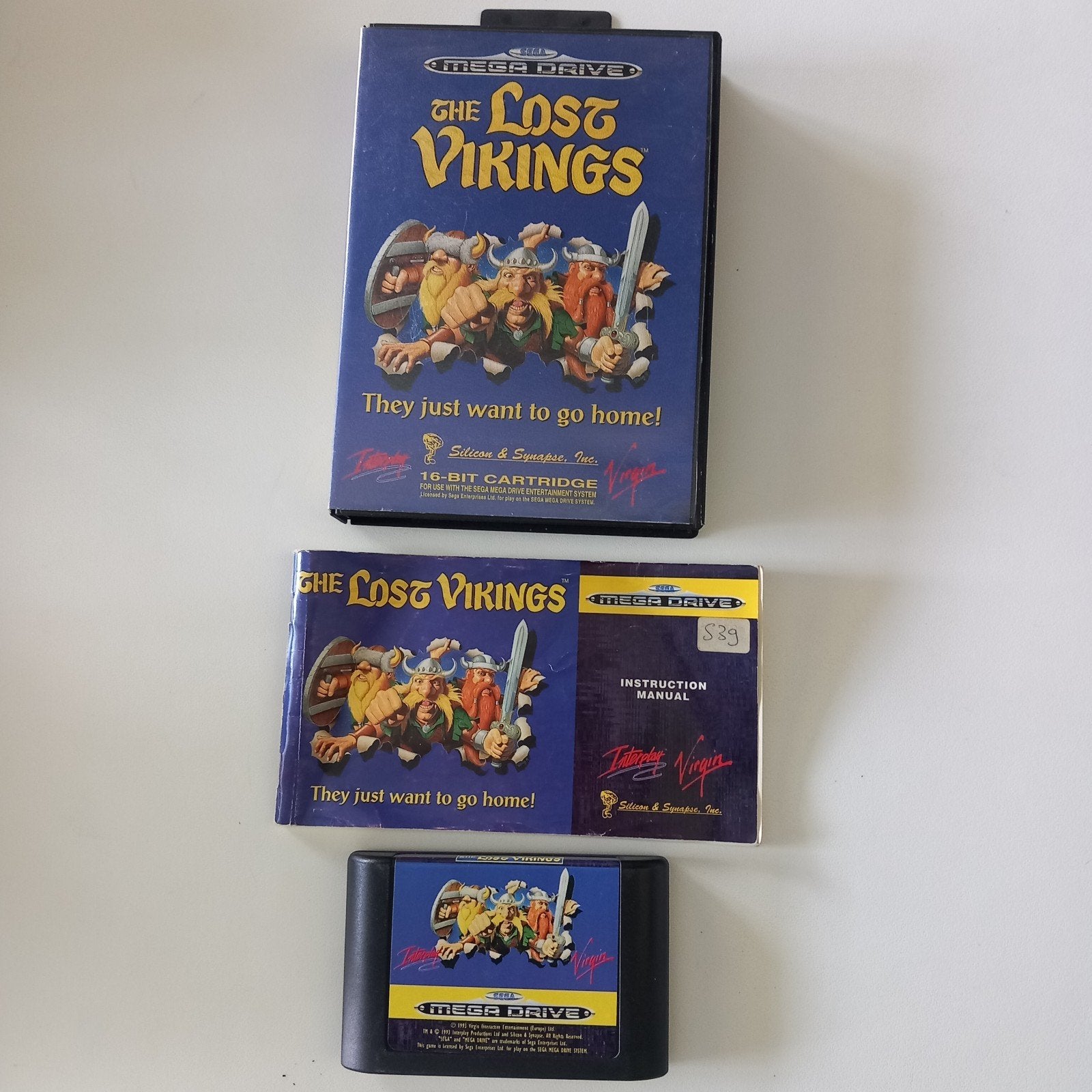 The Lost Vikings Sega Mega Drive pal, Enlèvement ou Envoi, Mega Drive