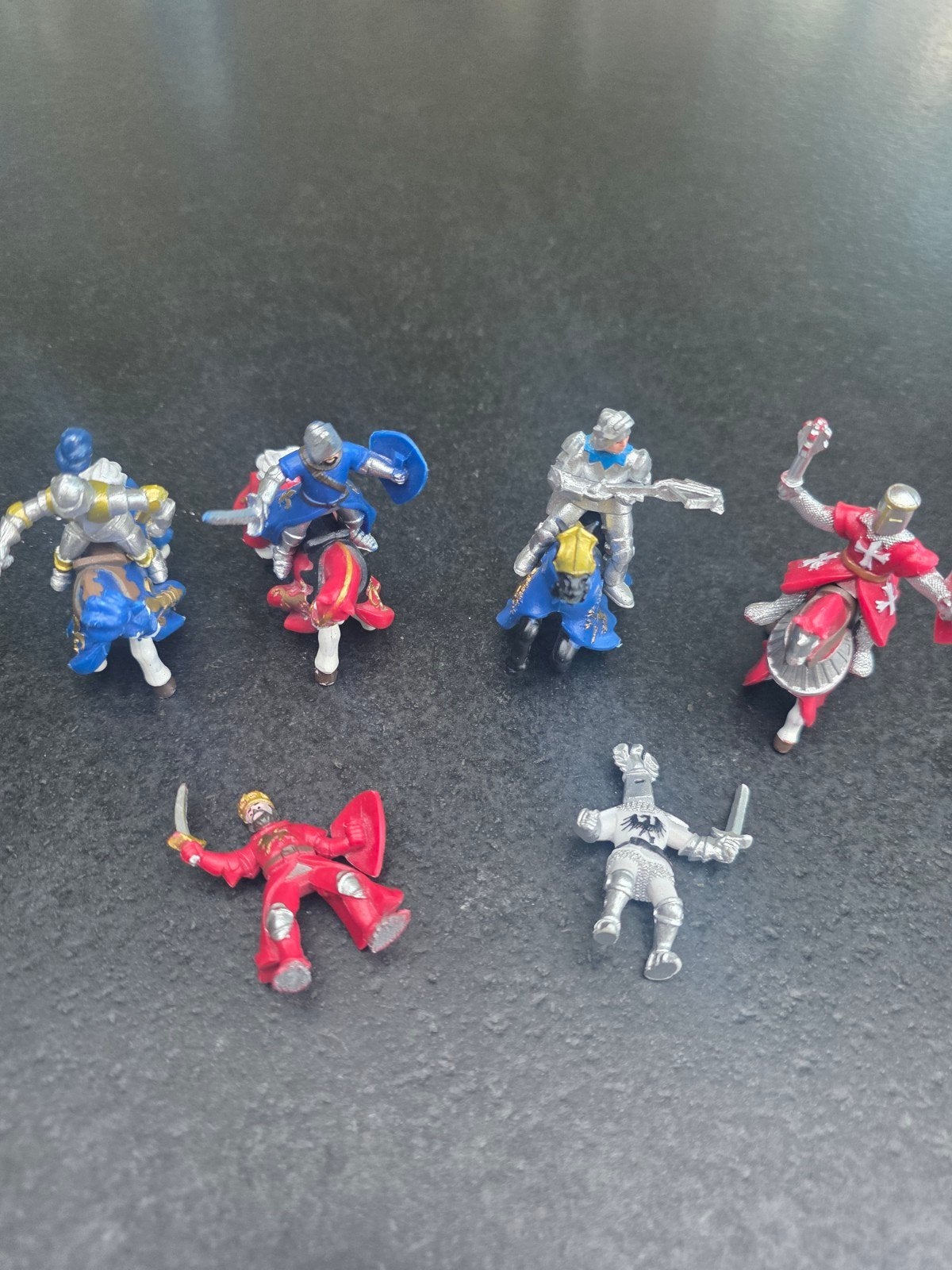 Ridders en paarden, Ophalen