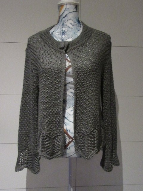 Grijs jasje - D'Auvry Exclusive - XXL - vestje, Kleding | Dames, Jasjes, Kostuums en Pakken, Maat 46/48 (XL) of groter, Ophalen of Verzenden