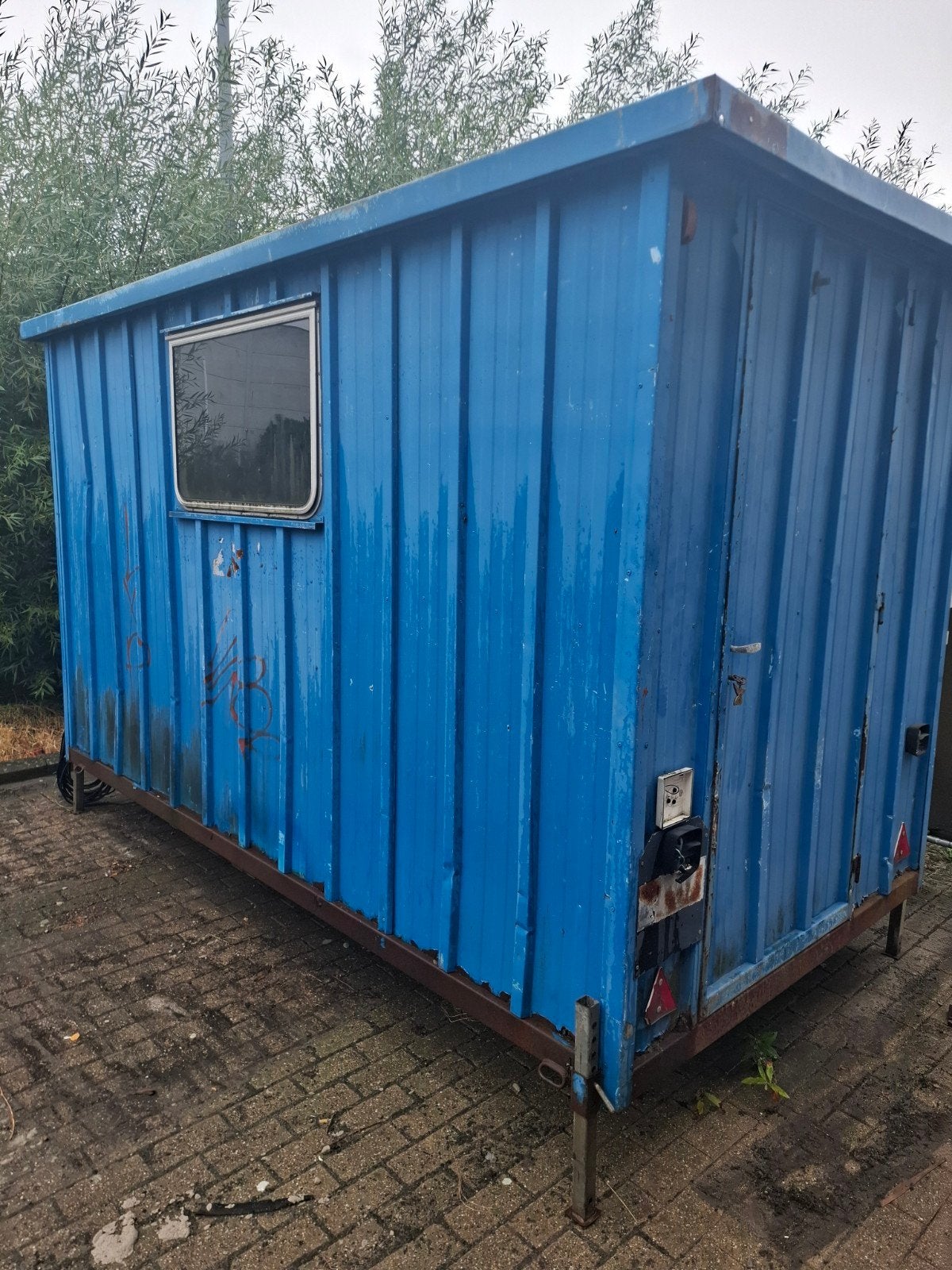 bouwkeet, Zakelijke goederen, Ophalen