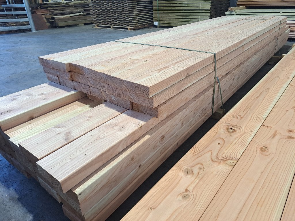 TE KOOP! Douglasbalken/gordingen/ringbalken: 2 reeksen, Doe-het-zelf en Bouw, Hout en Planken, Ophalen, Nieuw, Balk, Overige houtsoorten